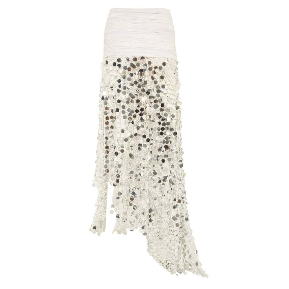 Siedres - Silvana Sequinned Knit Maxi Skirt - EU 38 - Picture 8 of 9